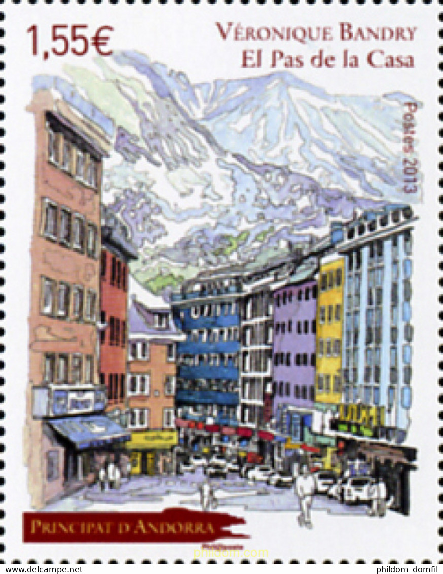 310557 MNH ANDORRA. Admón Francesa 2013 PAS DE LA CASA - Sammlungen