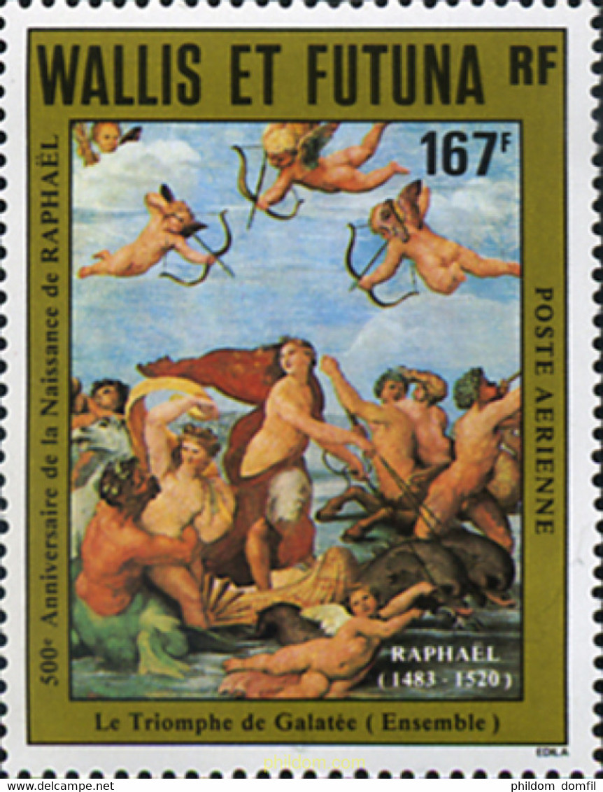 310661 MNH WALLIS Y FUTUNA 1983 500 ANIVERSARIO DEL NACIMIENTO DE RAPHAEL - Usados