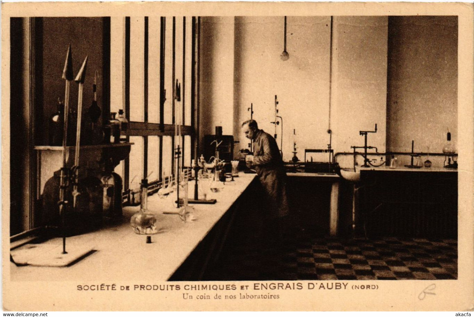 CPA Societede Produits Chimiques Et Engrais D'Auby (512478) - Auby