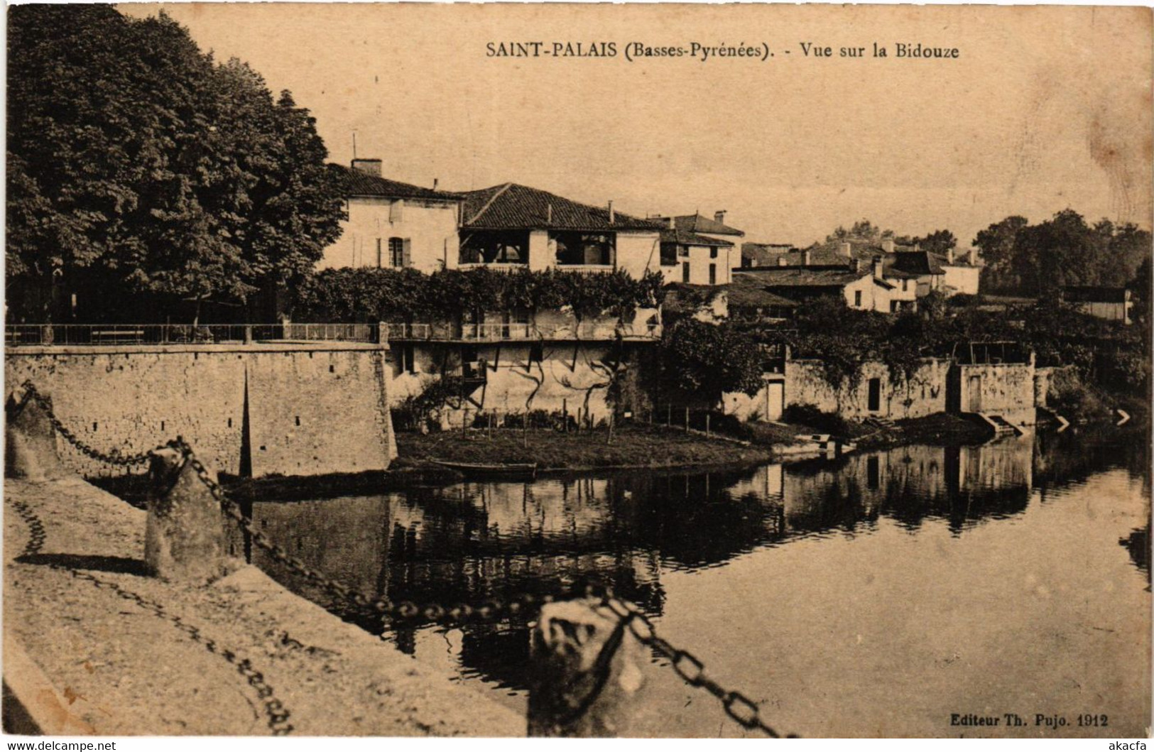 CPA St-PALAIS - Vue Sur La Bidouze (450407) - Saint Palais