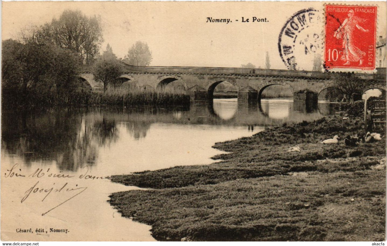 CPA NOMENY - Le Pont (483981) - Nomeny