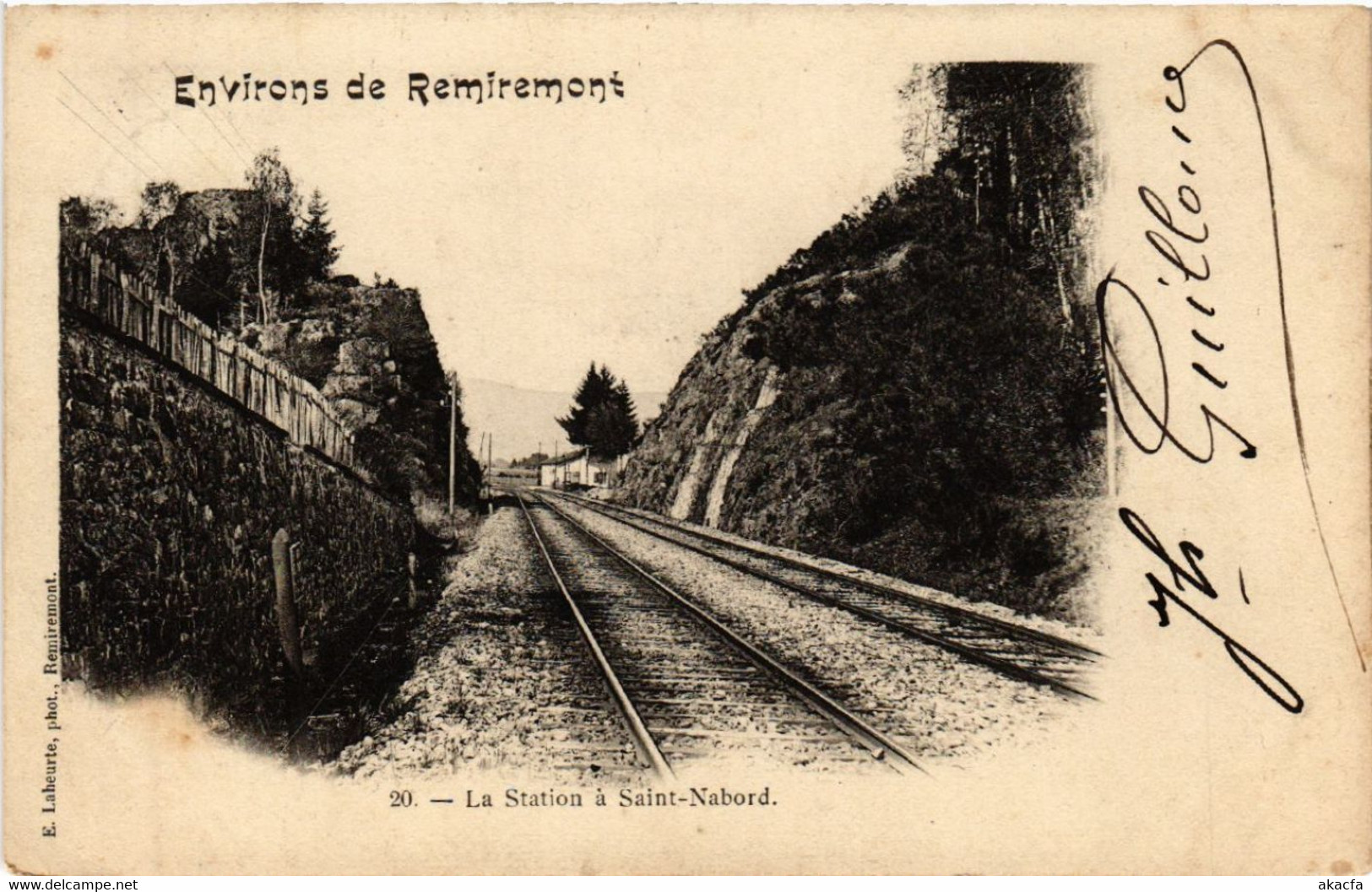 CPA Env. De REMIREMONT - La Station A St-NABORD (456016) - Saint Nabord