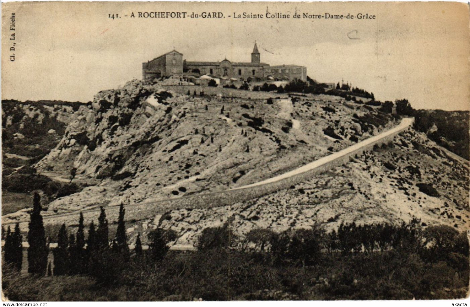 CPA A ROCHEFORT-du-GARD - La Ste Colline Du N.-D.-de-Grace (458818) - Rochefort-du-Gard