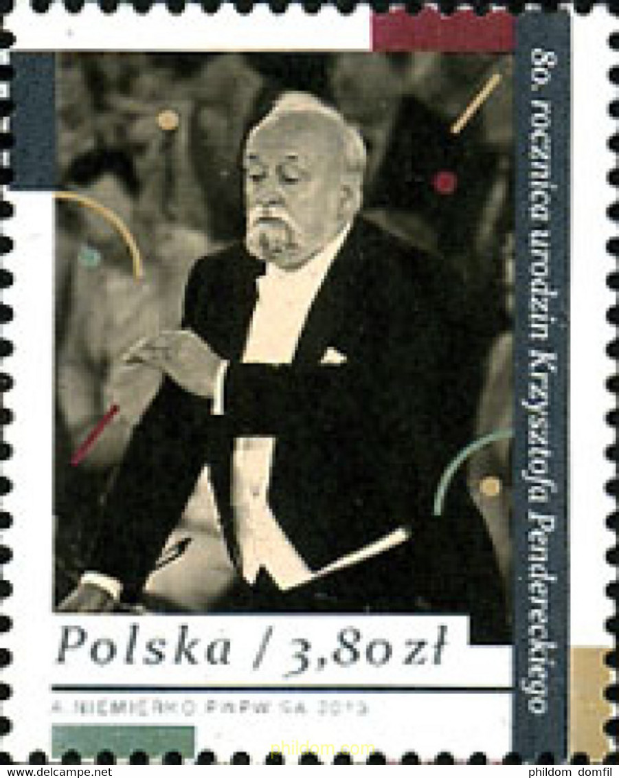 315142 MNH POLONIA 2013 DIRECTOR DE ORQUESTA - Non Classés