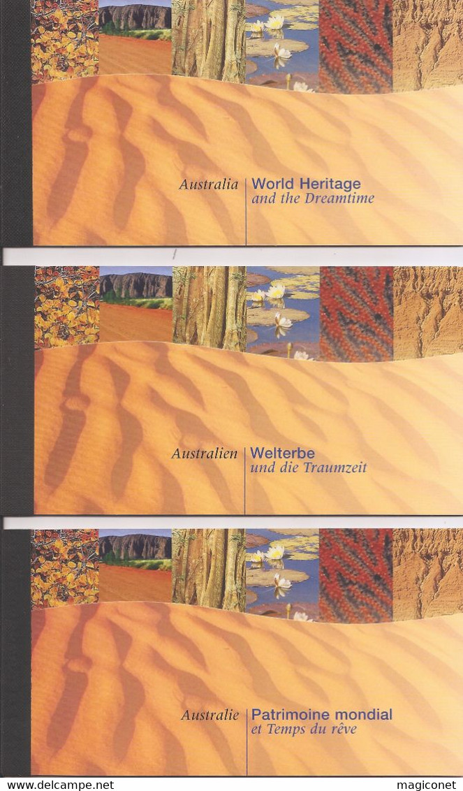 ONU - Patrimoine Mondial - Australie - Les 3 Carnets De Prestige Des 3 Bureaux - 1999 - Verzamelingen & Reeksen