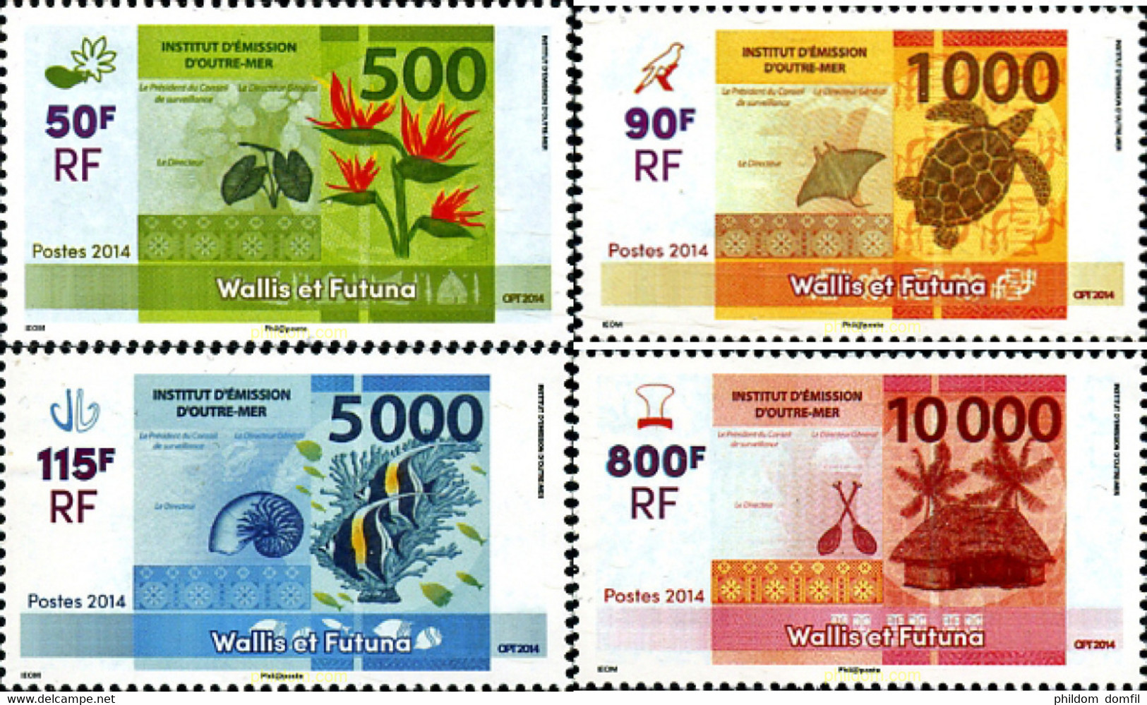 317954 MNH WALLIS Y FUTUNA 2014 NUEVOS BILLETES - Gebraucht