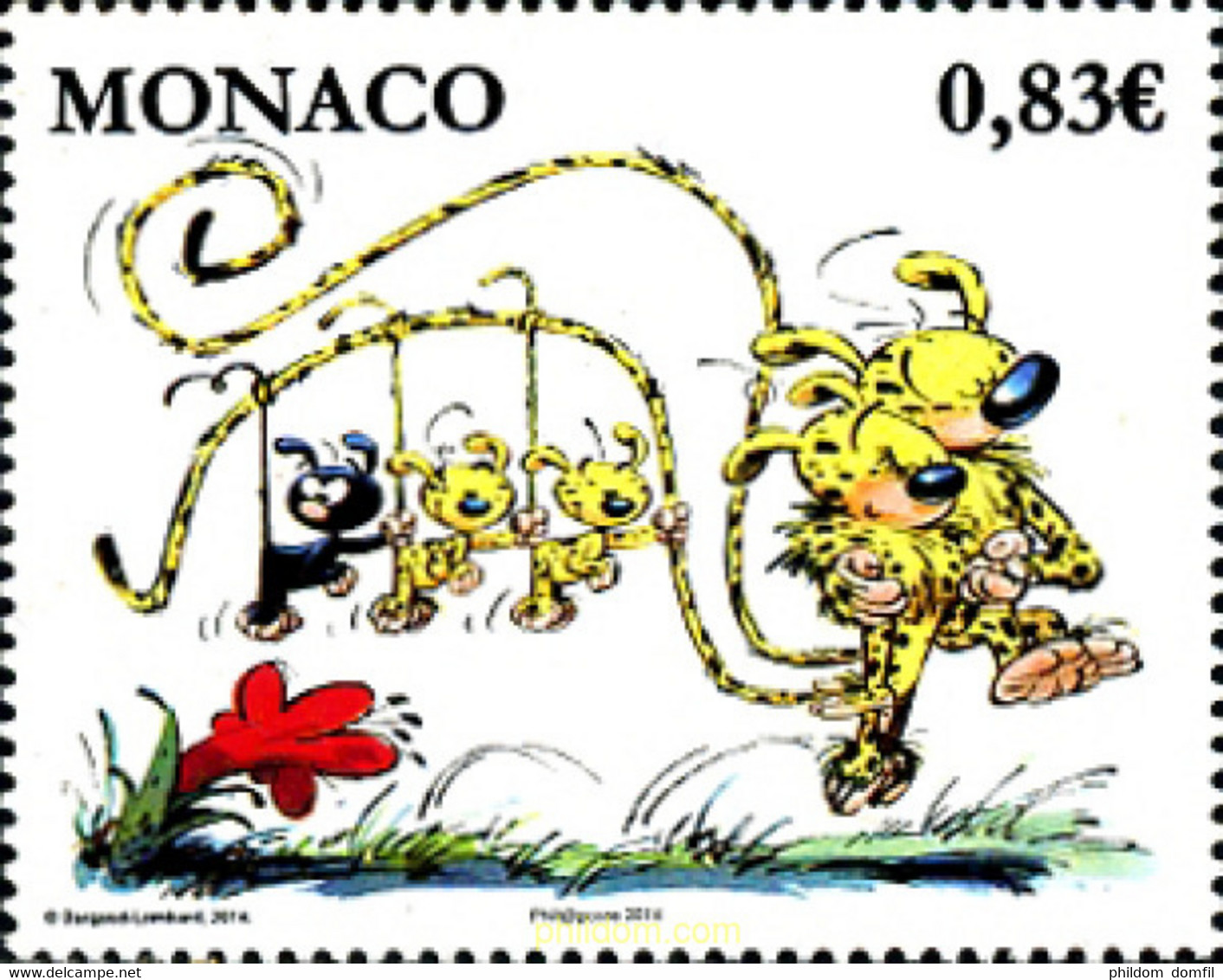 318863 MNH MONACO 2014 COMIC - MARSUPILAMI - Altri & Non Classificati