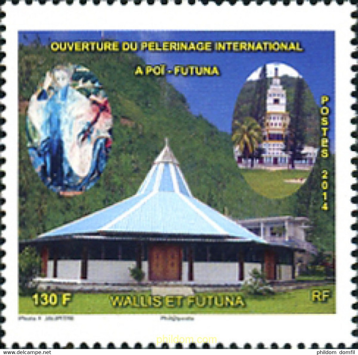 319182 MNH WALLIS Y FUTUNA 2014 PELEGRINAJE - Usados