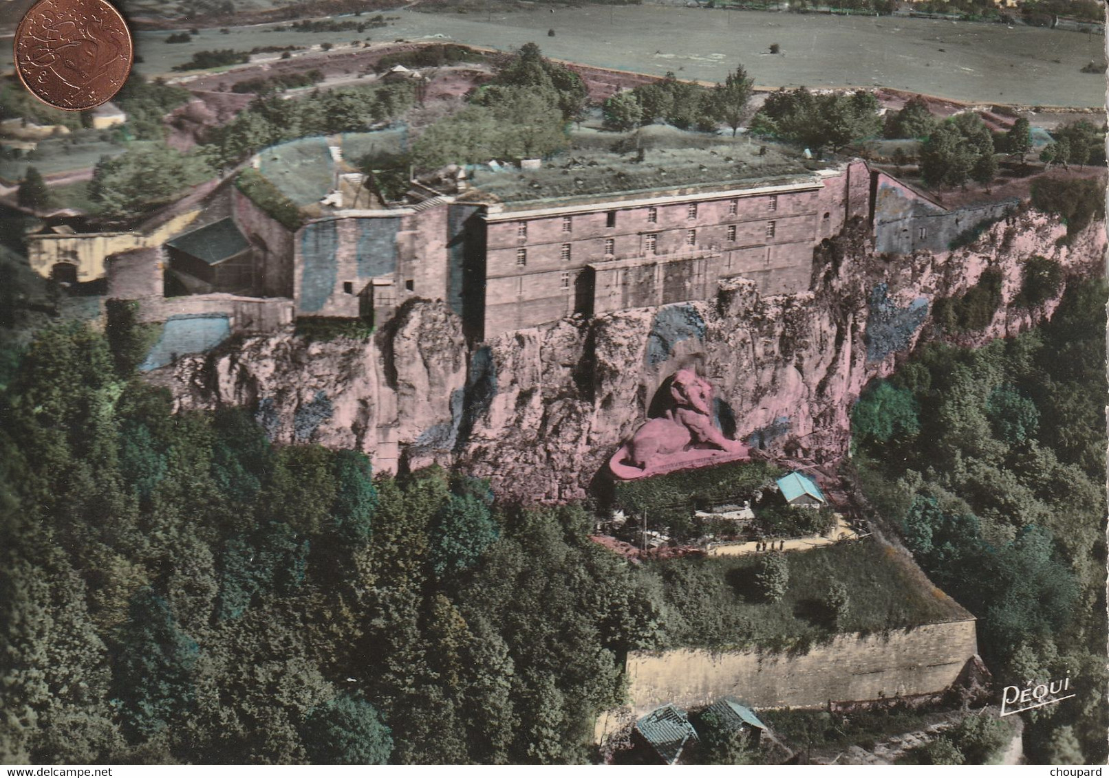 90 - Carte  Postale Semi Moderne De  BELFORT   Le Chateau - Belfort – Le Lion