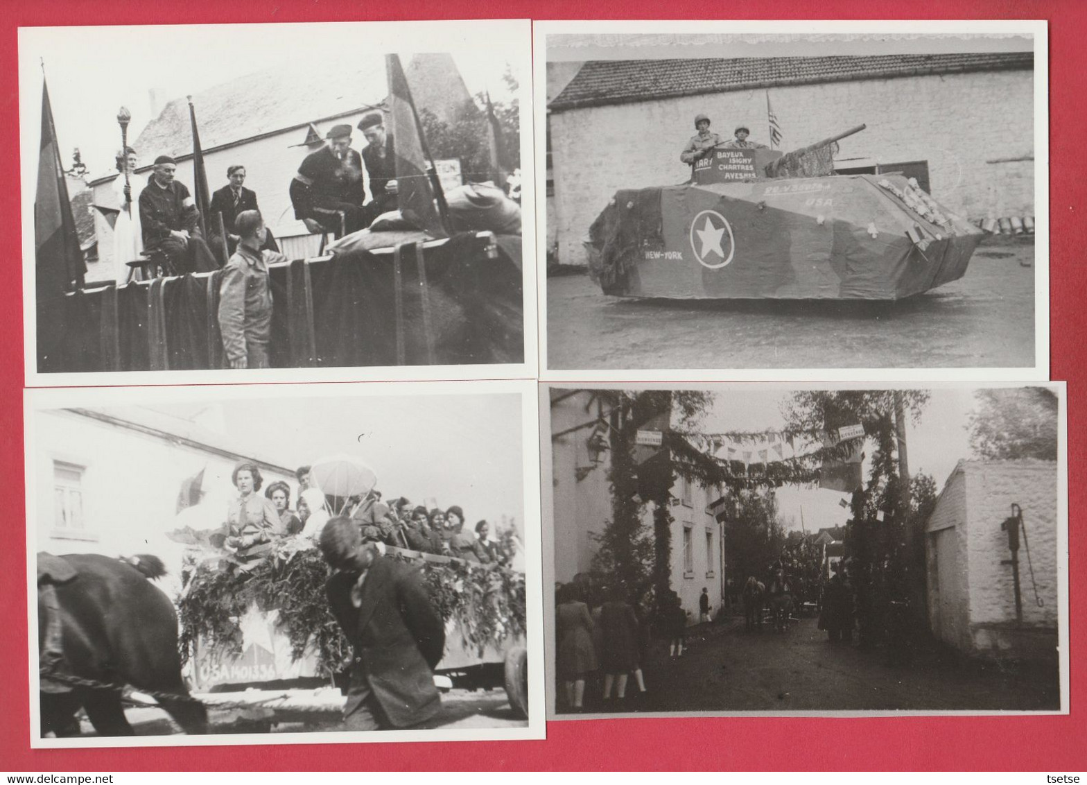 Barbençon ( Beaumont ) - Série De 10 Photos Sur Les Fêtes De La Victoire / 24 Septembre 1944 - Beaumont