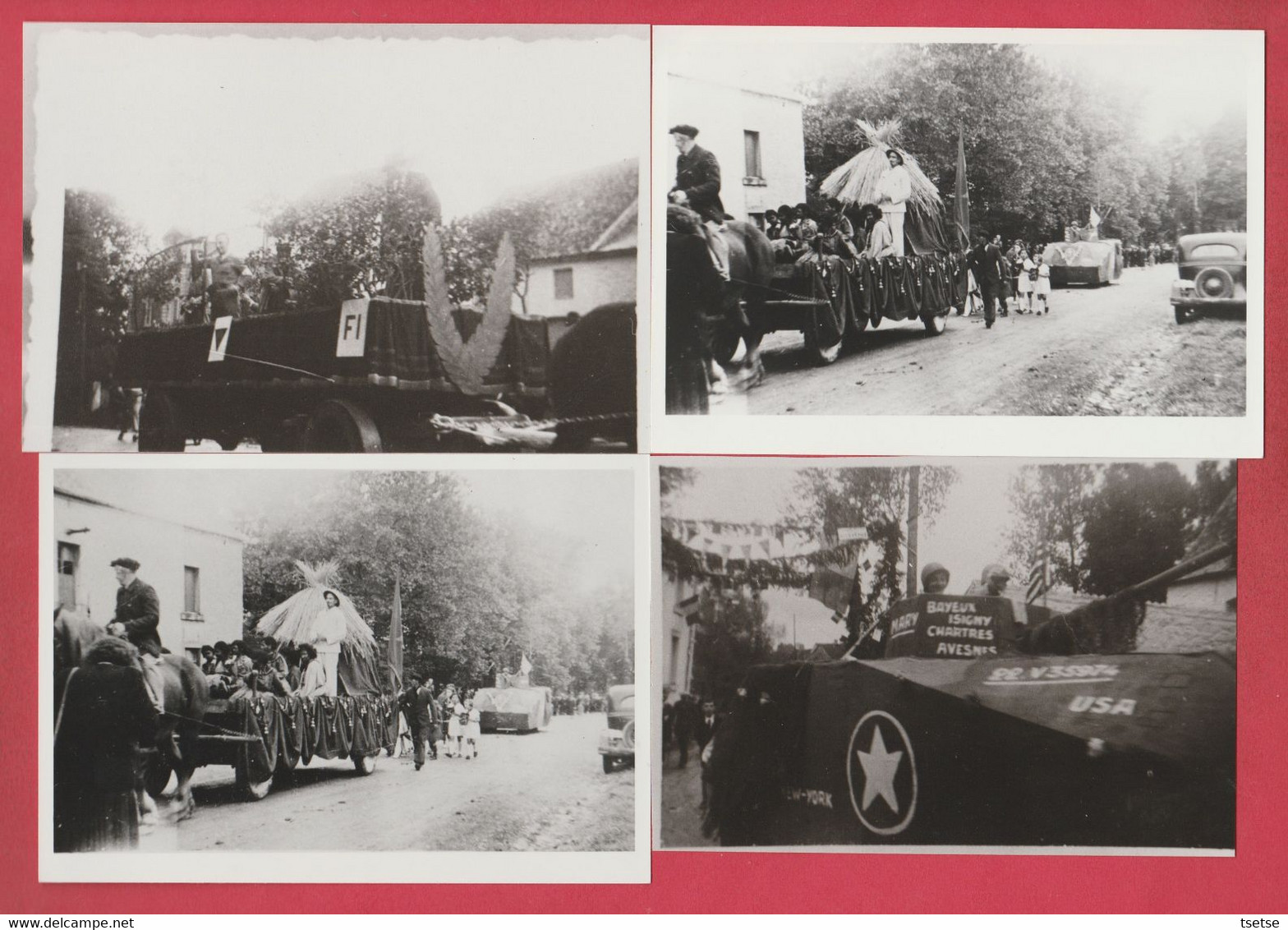 Barbençon ( Beaumont ) - Série De 10 Photos Sur Les Fêtes De La Victoire / 24 Septembre 1944 - Beaumont