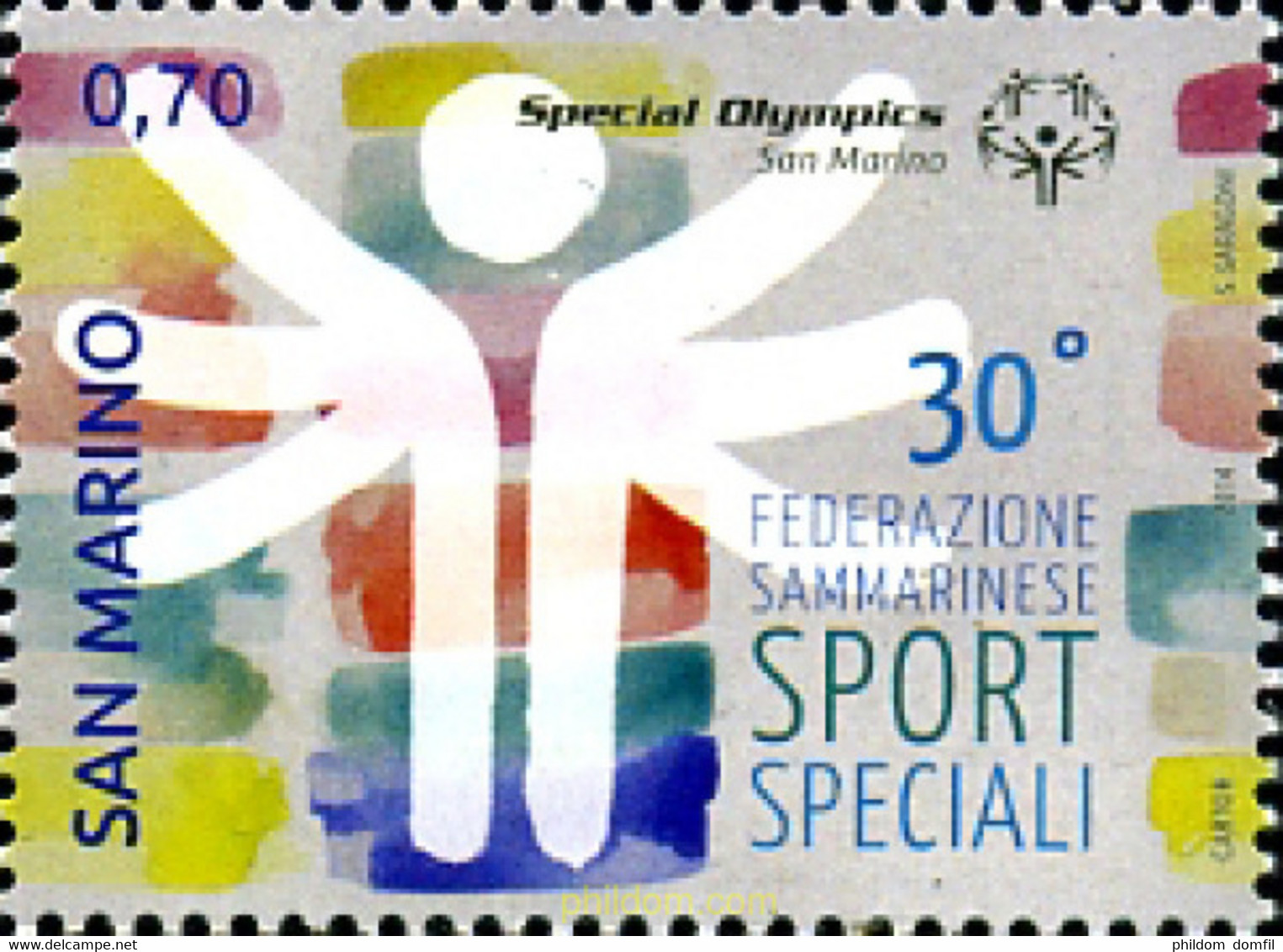 320807 MNH SAN MARINO 2014 FEDERACION DEPORTIVA - Used Stamps