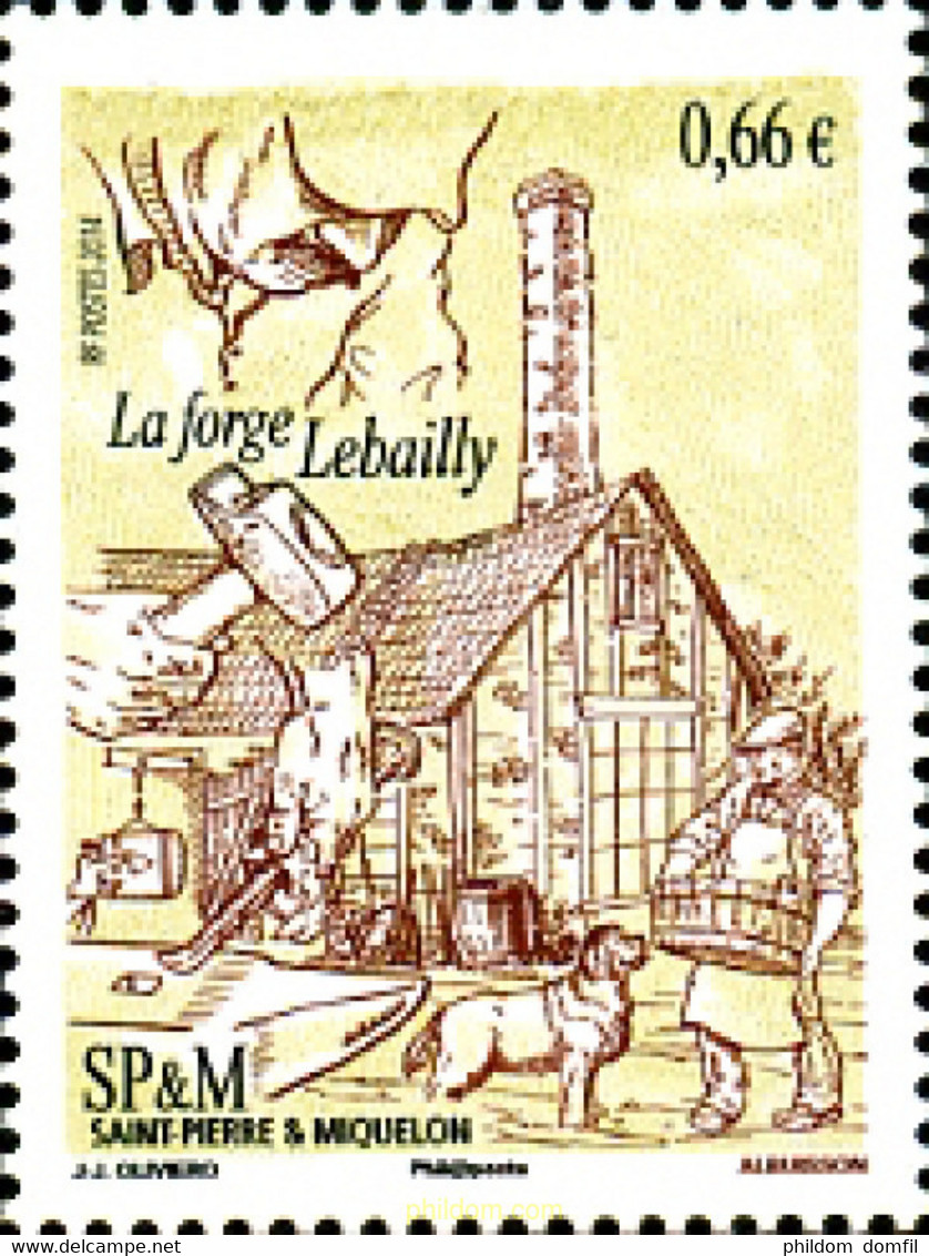 321944 MNH SAN PEDRO Y MIQUELON 2014 FORJA - Oblitérés