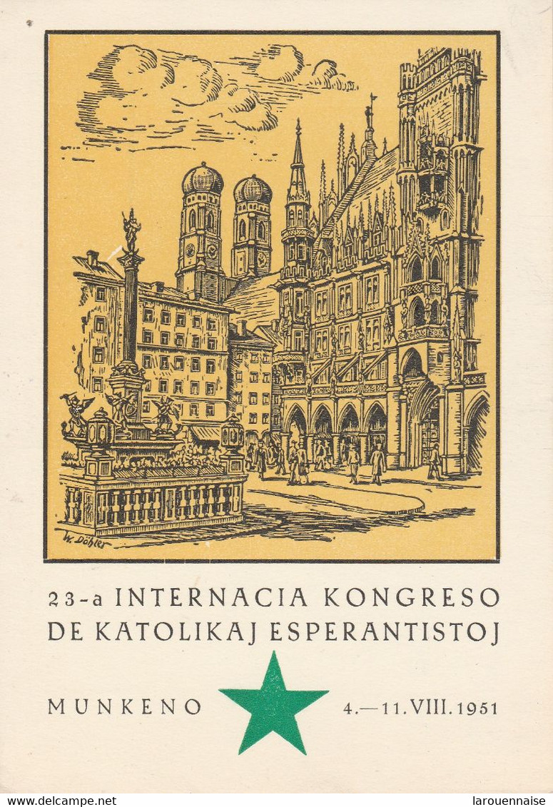 23e Congrès International Catholique à Munich - 4 - 11 VIII 1951 - Esperanto