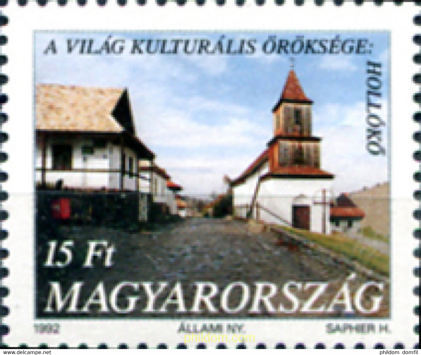 325481 MNH HUNGRIA 1992 CIUDAD HOLLOKO - Gebruikt