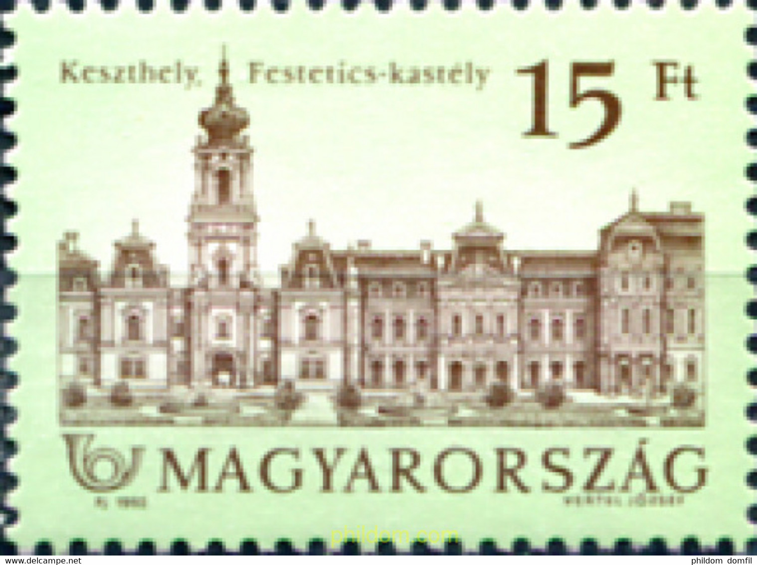 325486 MNH HUNGRIA 1992 PALACIO - Oblitérés