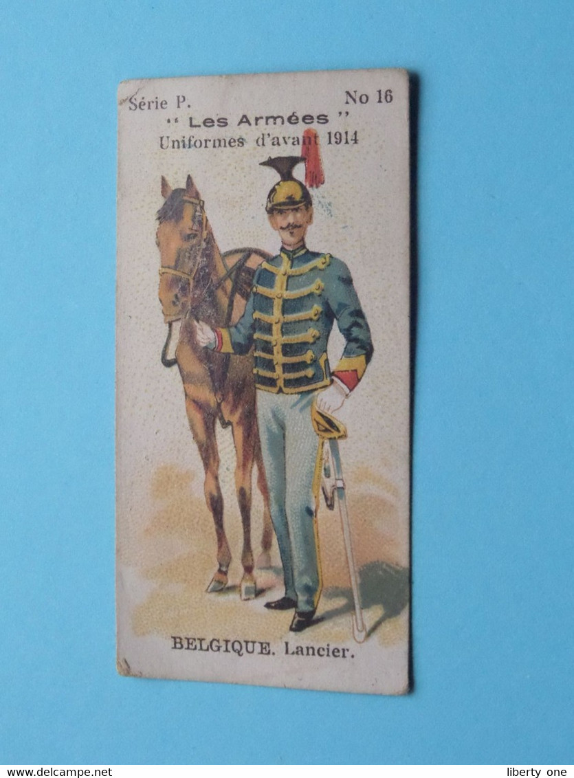 BELGIQUE >>> Les Armées - Uniformes / Série P N° 16 ( See / Voir Scans ) Chocolat VICTORIA ! - Victoria