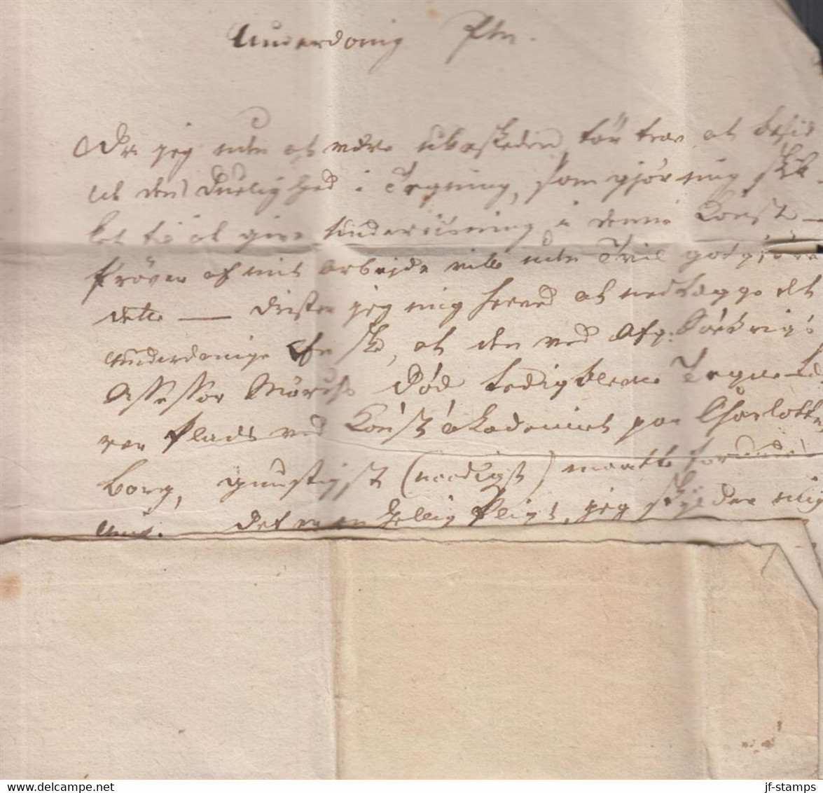 1800. DANMARK. Interesting Old Letter With Full Contents.  - JF434809 - ...-1851 Vorphilatelie