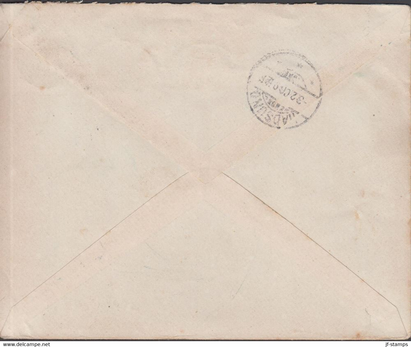 1906. DANMARK.  5 On 4 øre Envelope + 1 øre + 4 On 8 øre On Envelope From CHARLOTTENLUND... (Michel 37 + 40Z) - JF434832 - Briefe U. Dokumente