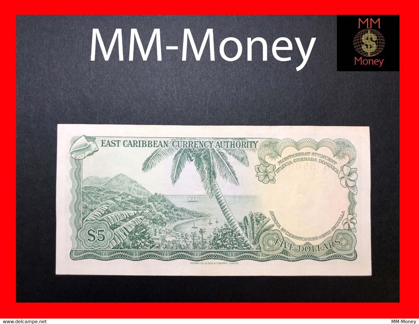 East - Eastern Caribbean  5  $  1983  P. 14  *L*   "St. Lucia"   Spot   VF++ - Caraïbes Orientales