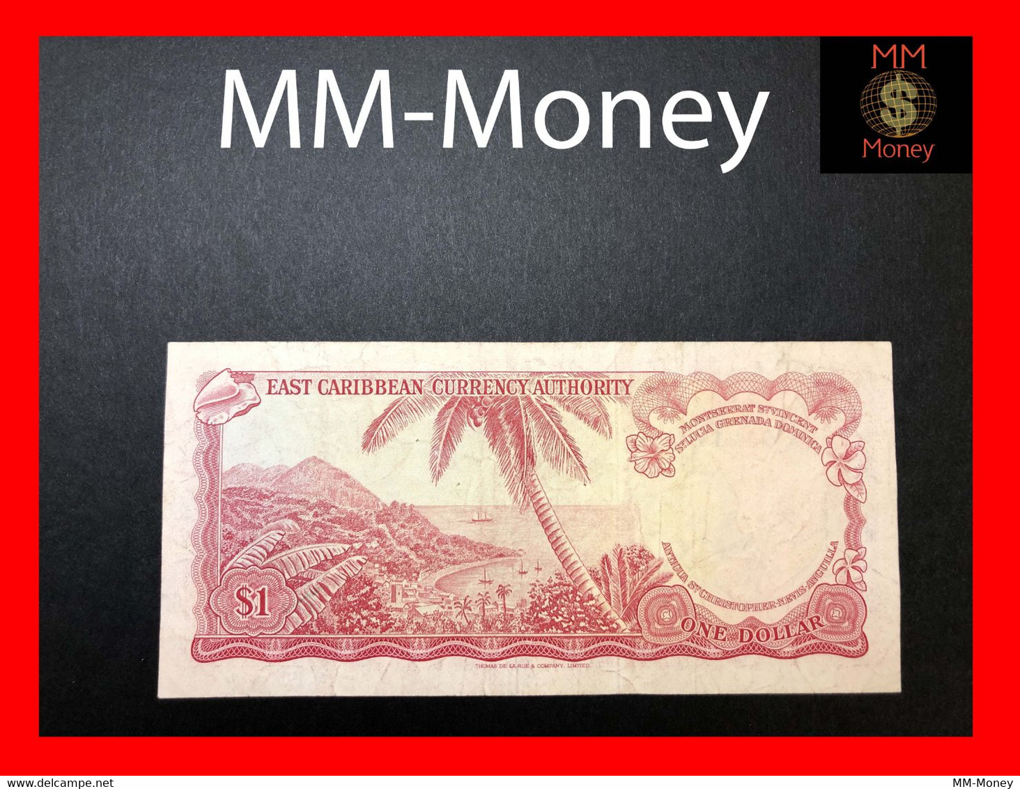 East - Eastern Caribbean  1 $  1983  P. 13  *L*   "St. Lucia"   VF - East Carribeans