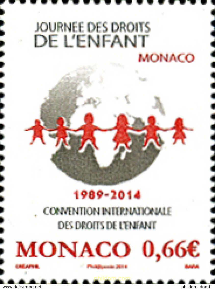 326171 MNH MONACO 2014 DERECHOS DE LA INFANCIA - Altri & Non Classificati