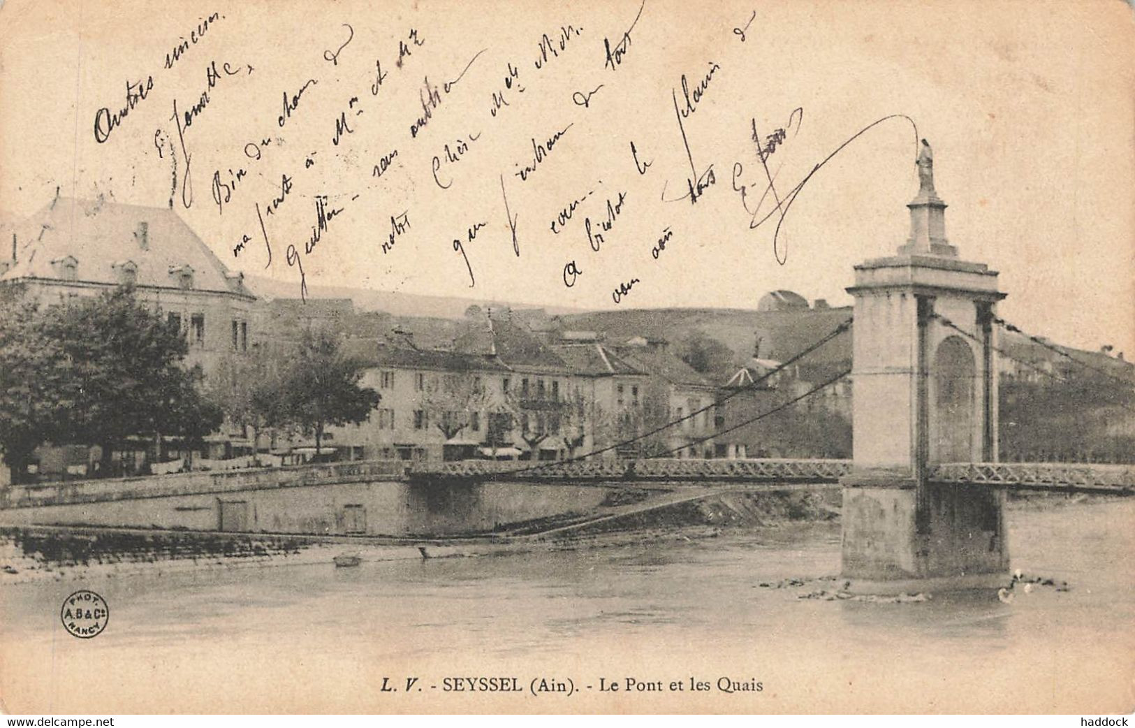 SEYSSEL : LE PONT ET LES QUAIS - Seyssel