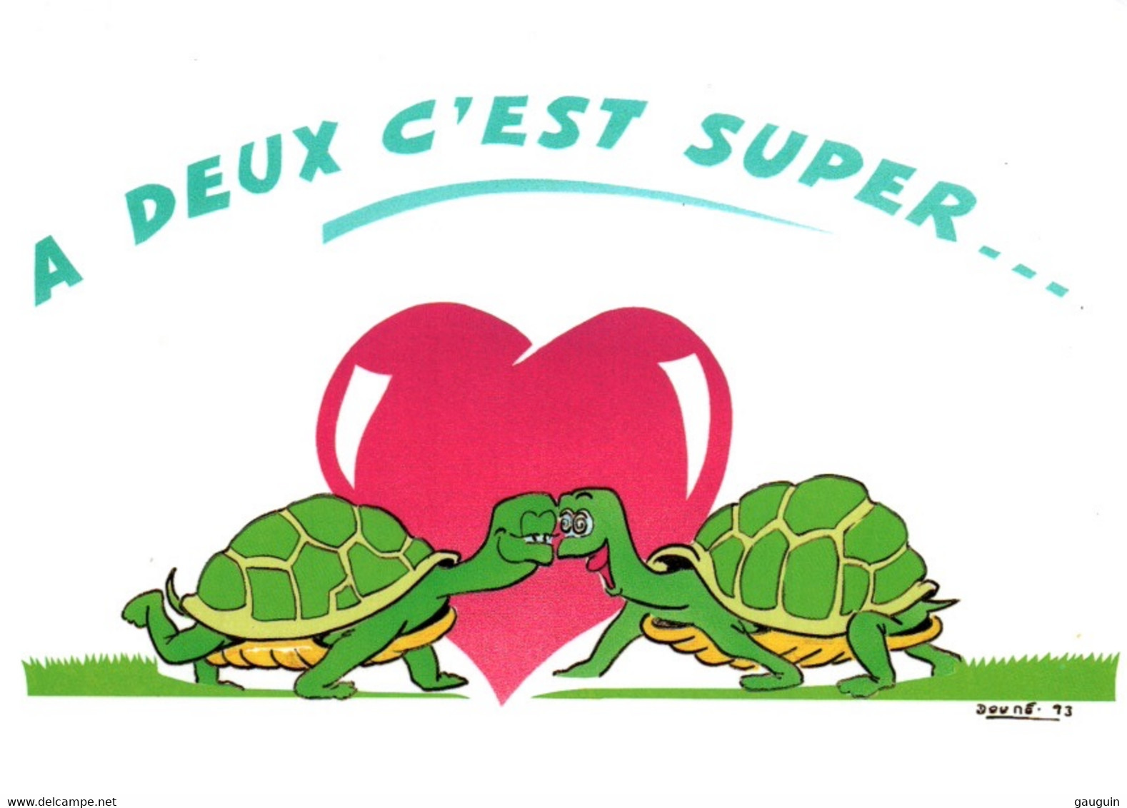 CPM - TORTUE - Illustration DOUMÉ Francky ... LOT 4 CP / Edition Lyna - Tortues