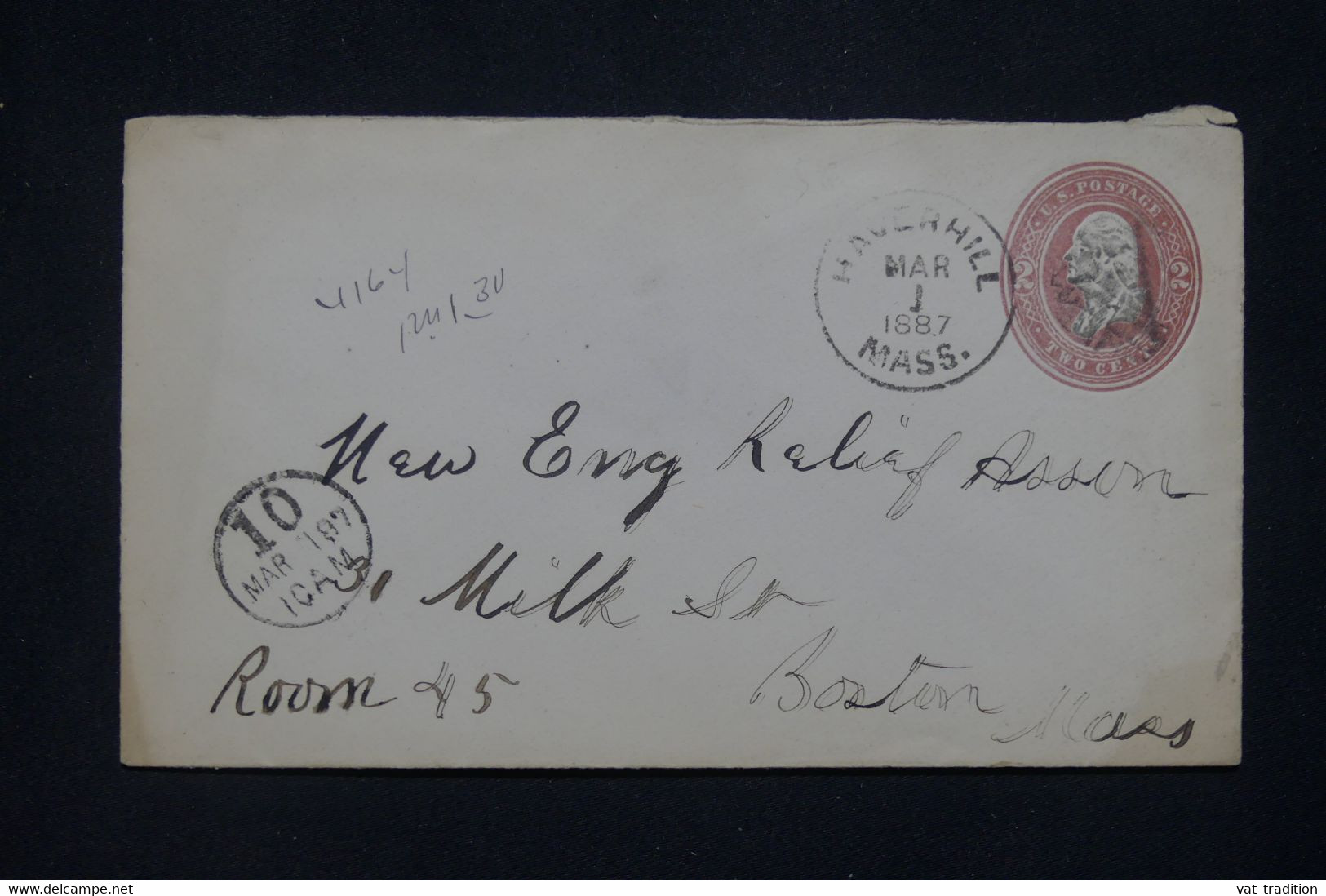 ETATS UNIS - Entier Postal Pour Boston En 1887 - L 134177 - ...-1900