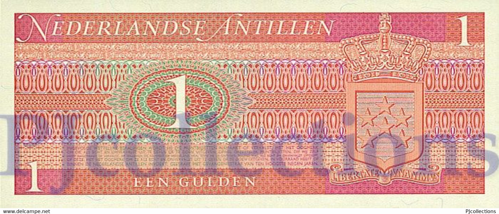 NETHERLANDS ANTILLES 1 GULDEN 1970 PICK 20a UNC - Niederländische Antillen (...-1986)