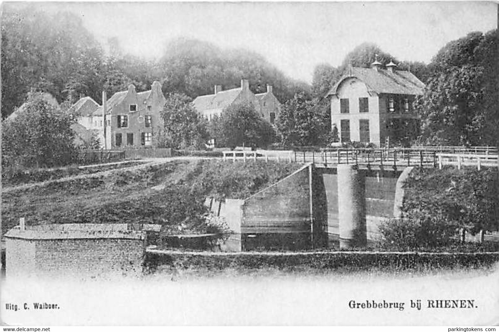 E465 - Rhenen Grebbenbrug - Uitg C Waiboer - Voor 1906 - - Rhenen