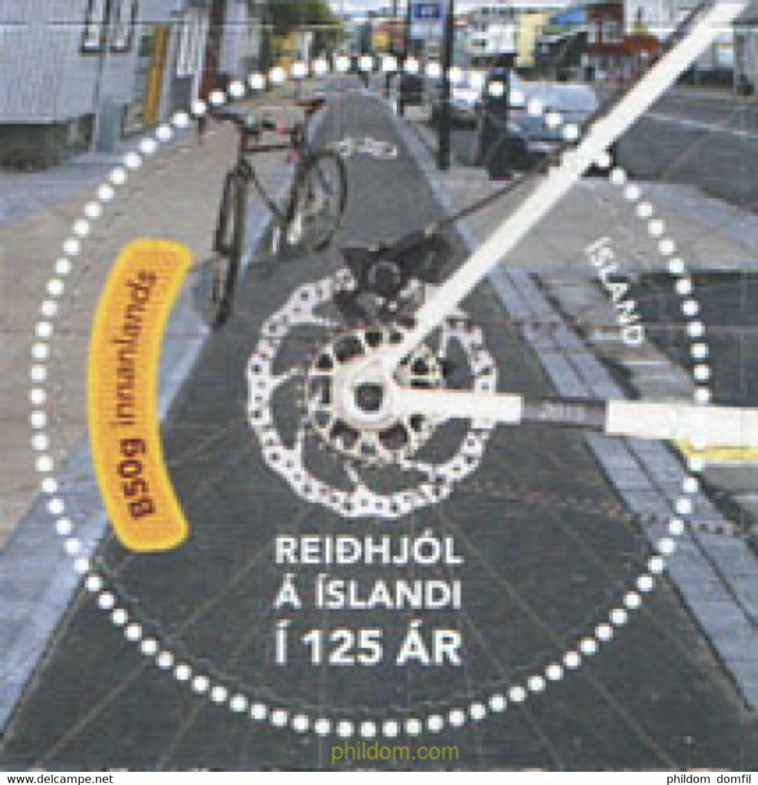 333692 MNH ISLANDIA 2015 125 AÑOS DE LA BICICLETA EN ISLANDIA - Verzamelingen & Reeksen