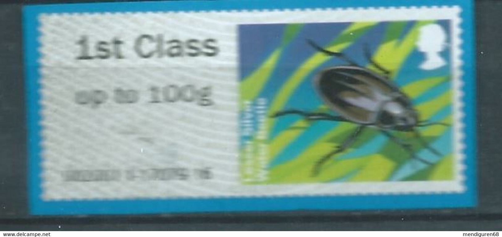 GROSBRITANNIEN GRANDE BRETAGNE GB 2013 POST&GO PONDS: FAIRY SHRIMP 1ST CLASS Up To 100g USED PA SG FS59 MI ATM48 YT TD46 - Post & Go Stamps