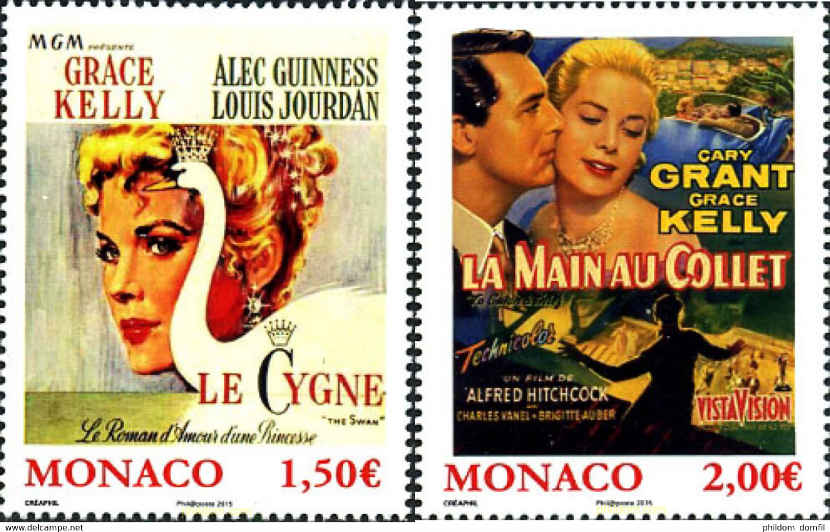 334059 MNH MONACO 2015 GRACE KELLY - Andere & Zonder Classificatie