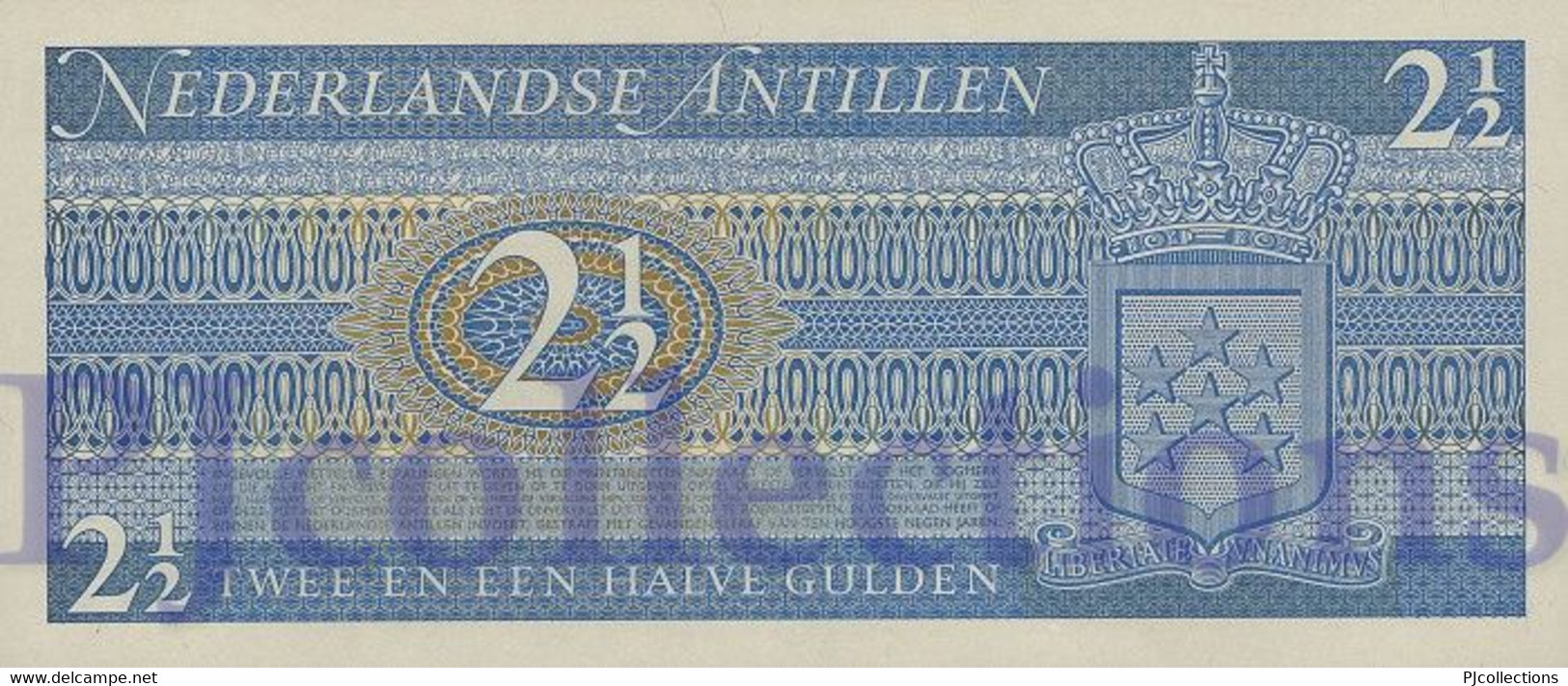 NETHERLANDS ANTILLES 2,5 GULDEN 1970 PICK 21a UNC - Antillas Neerlandesas (...-1986)