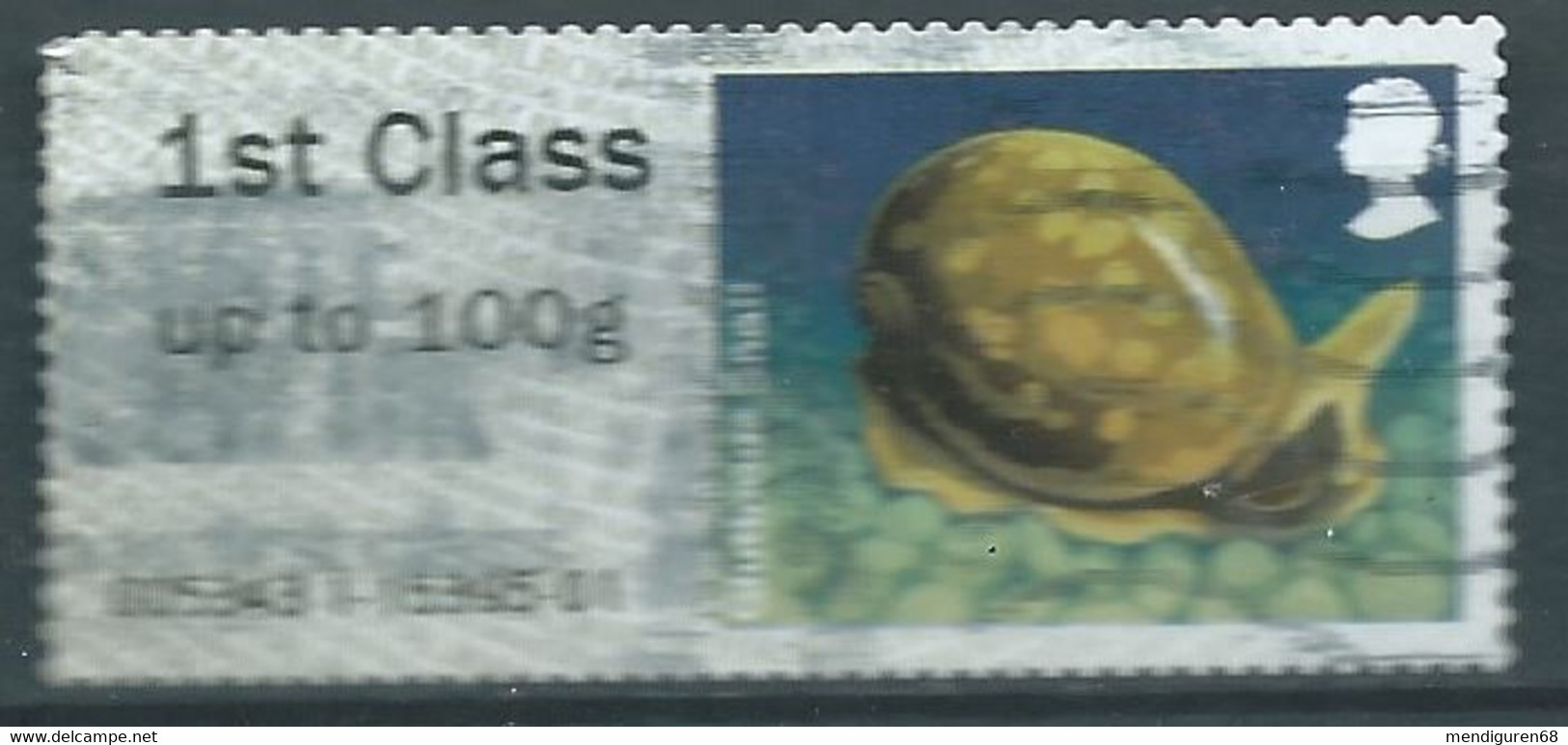 GROSBRITANNIEN GRANDE BRETAGNE GB 2013 POST&GO PONDS:GLUTINOUS SNAIL 1ST CLASS Up To 100g SG FS64 MI ATM53 YT TD51 - Post & Go Stamps