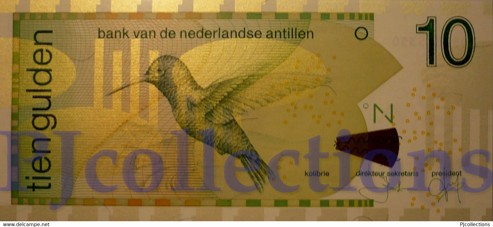 NETHERLANDS ANTILLES 10 GULDEN 2003 PICK 28c UNC - Netherlands Antilles (...-1986)