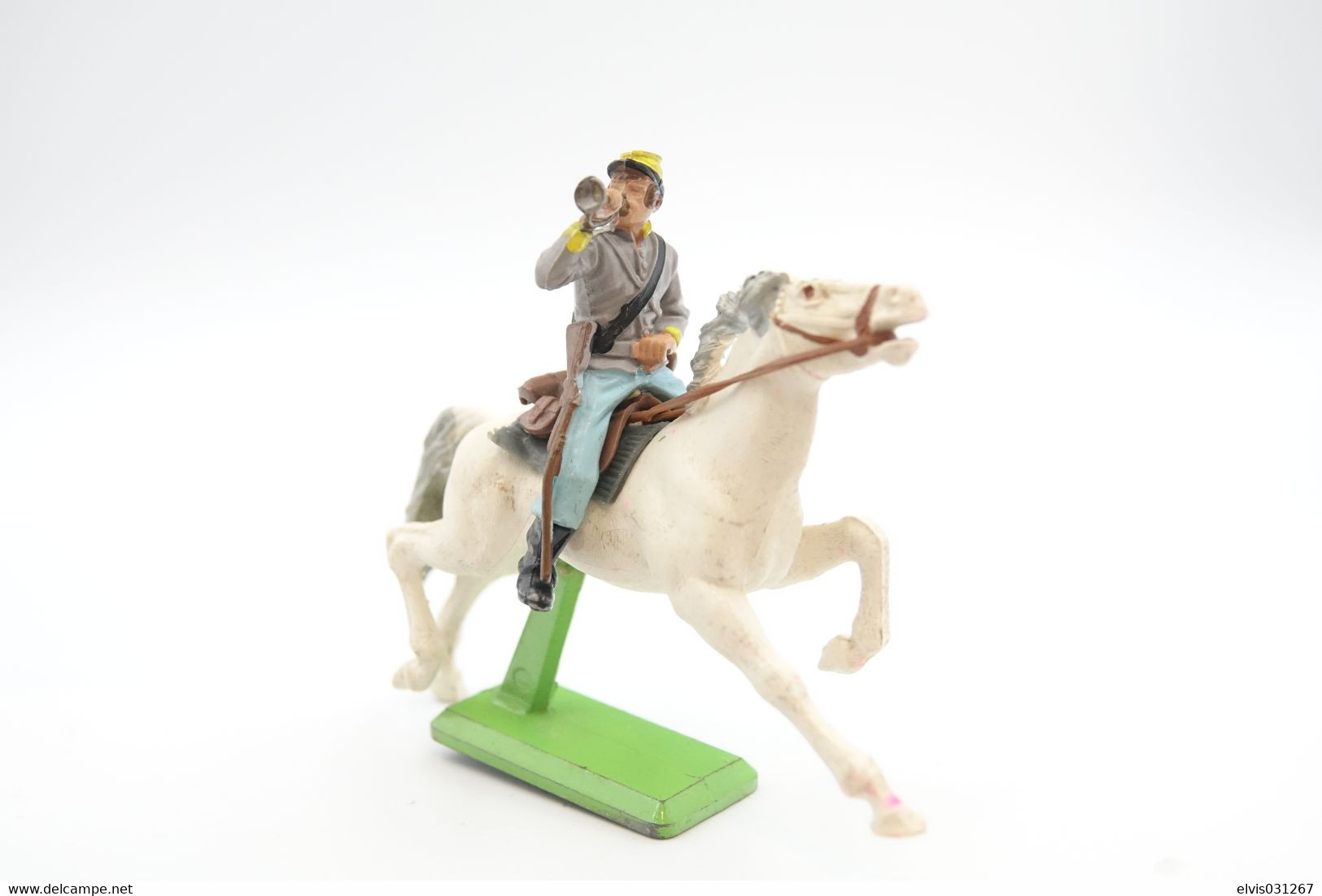 Britains Ltd, Deetail : AMERICAN CIVIL WAR - CONFEDERATE On Horse , Made In England, *** - Britains