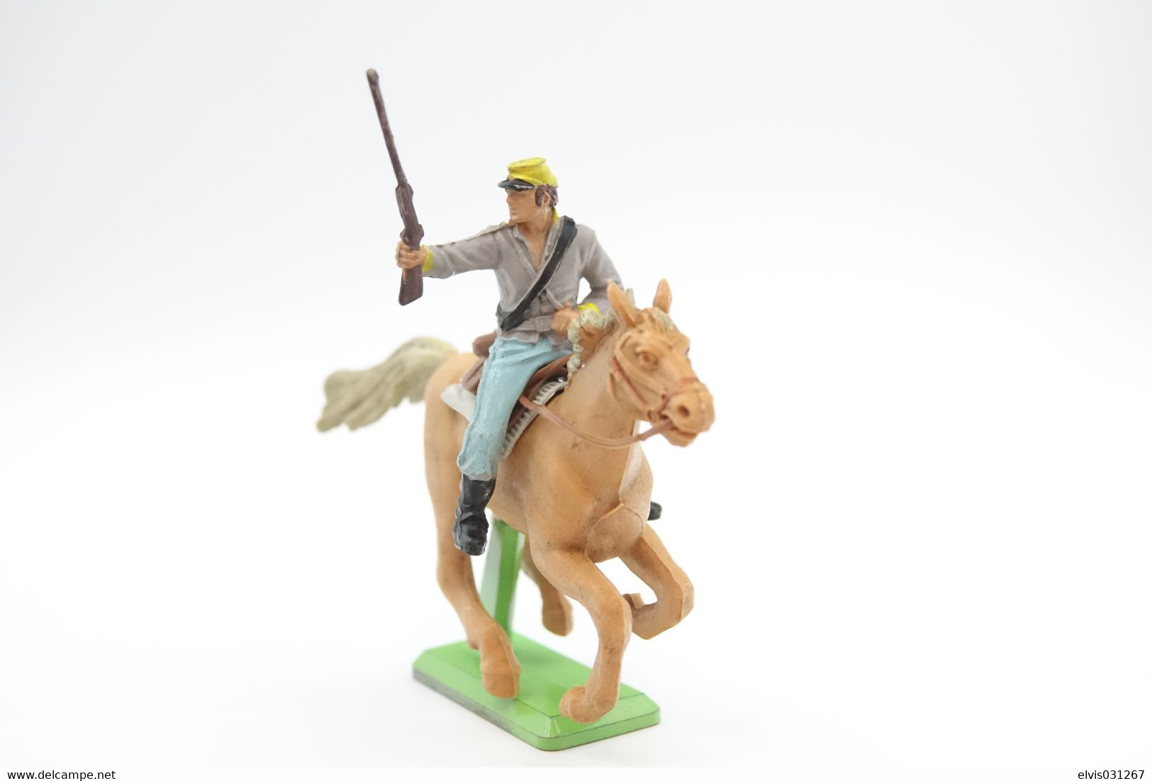 Britains Ltd, Deetail : AMERICAN CIVIL WAR - CONFEDERATE On Horse , Made In England, *** - Britains