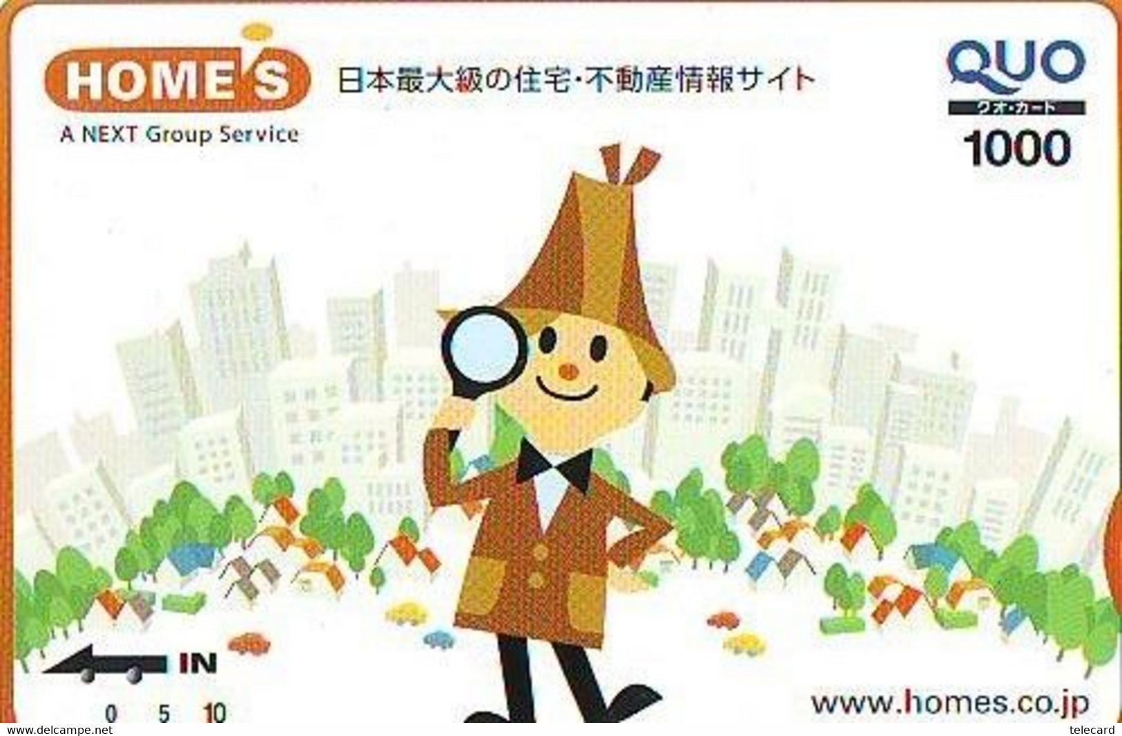 Carte Prépayée Japon * Cinema * Detective SHERLOCK HOLMES (21) Japan TV Movie PREPAID Card  FILM KINO - Cinema