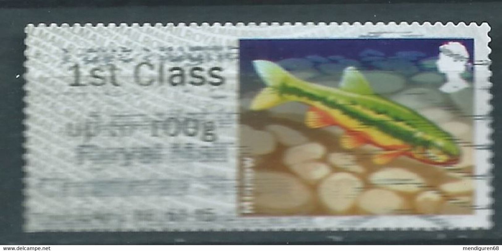 GROSBRITANNIEN GRANDE BRETAGNE GB 2013 POST&GO RIVERS: 1ST CLASS Up To 100g USED SG FS71 MI ATM 66 YT TD 58 - Post & Go Stamps