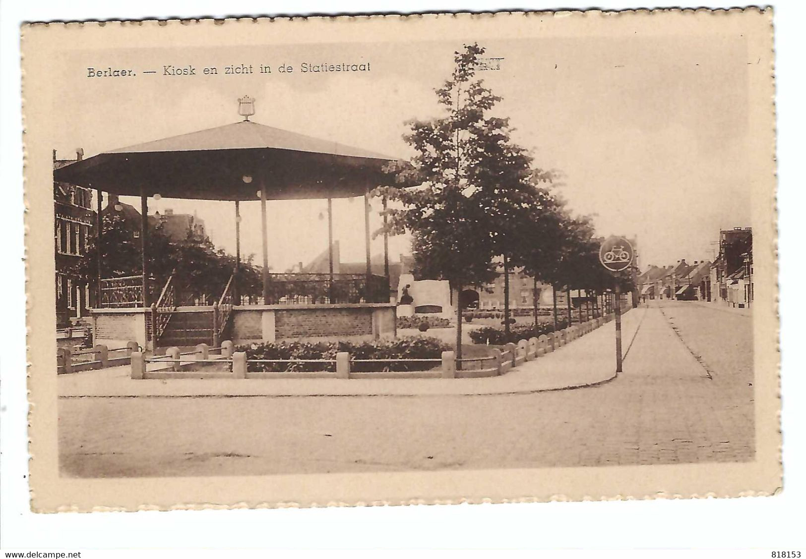 Berlaar  Berlaer  -  Kiosk En Zicht In De Statiestraat - Berlaar