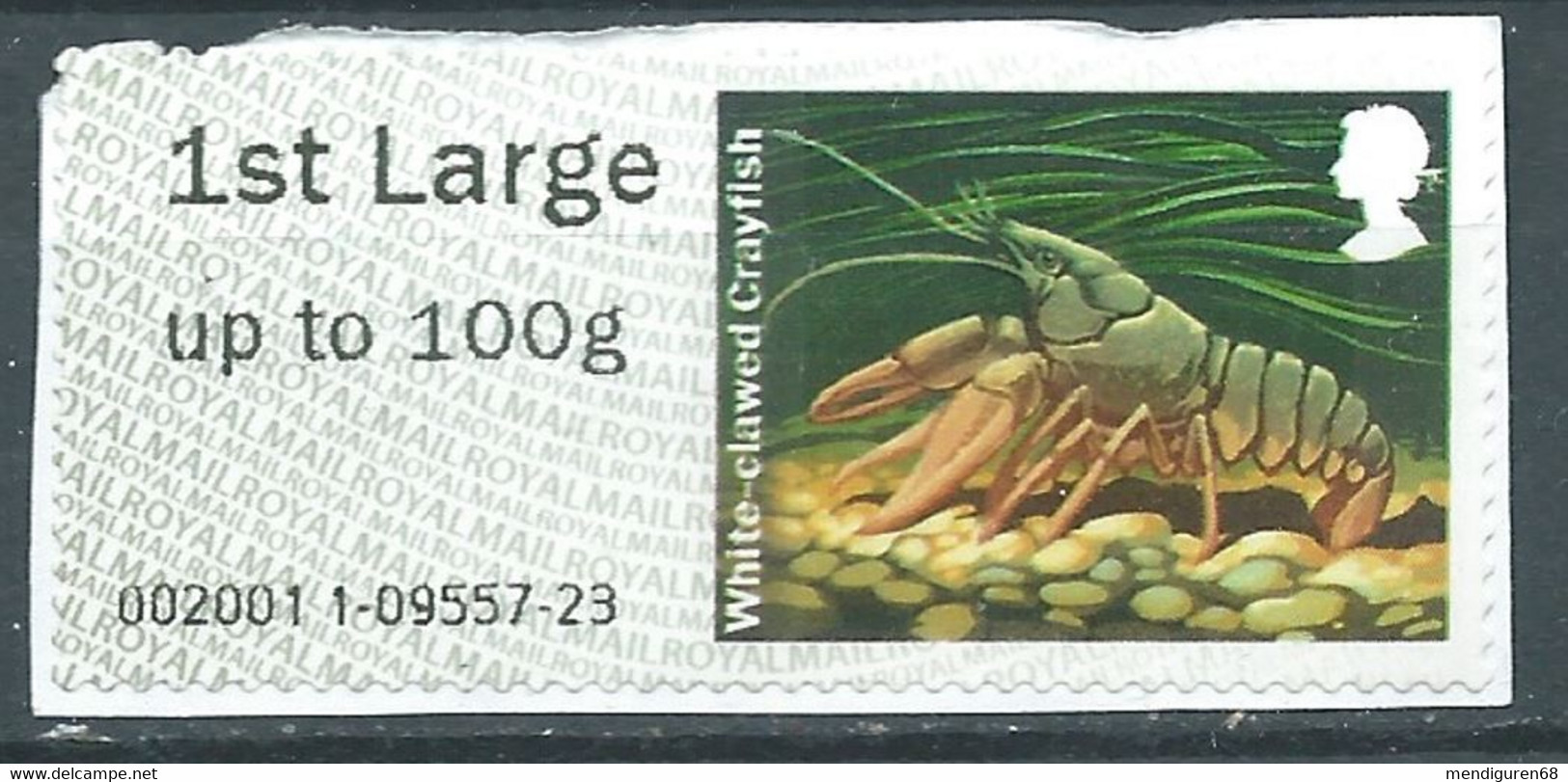 GROSBRITANNIEN GRANDE BRETAGNE GB 2013 POST&GO RIVERS: 1ST LARGE Up To 100g USED PAPER SG FS73 MI ATM 68 YT TD 60 - Post & Go Stamps