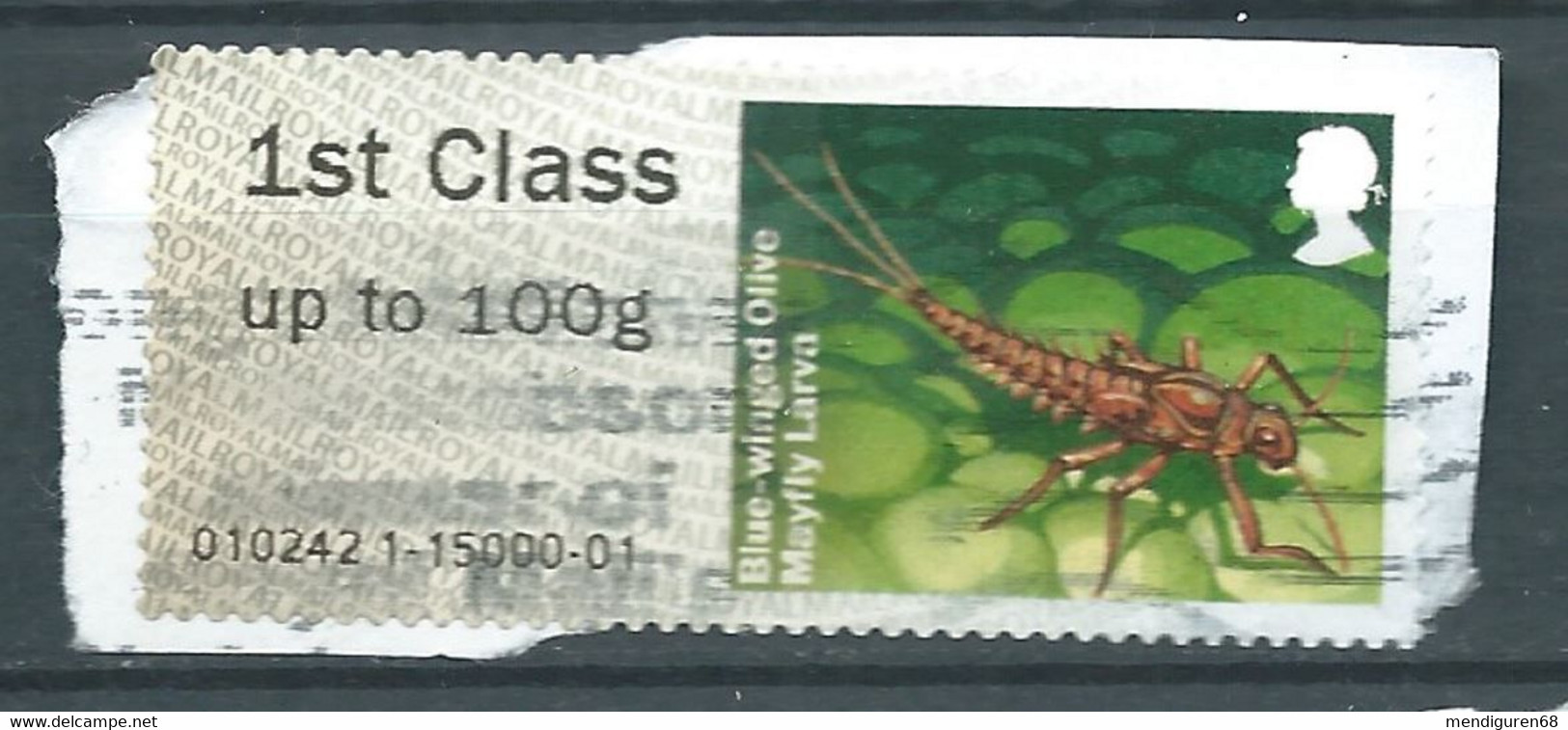 GROSBRITANNIEN GRANDE BRETAGNE GB 2013 POST&GO RIVERS: 1ST CLASS Up To 100g USED PAPER SG FS75 MI ATM 70 YT TD 62 - Post & Go Stamps