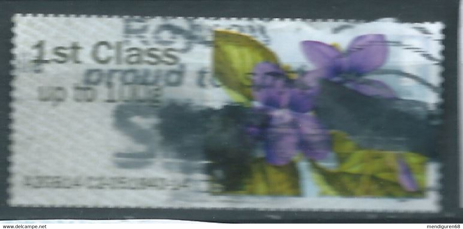 GROSBRITANNIEN GRANDE BRETAGNE GB 2014 POST&GO SPRING BLOOMS:COMMON DOG VIOLET 1ST C Up To 100g  PAPER SG FS99 MI ATM 87 - Post & Go (automatenmarken)