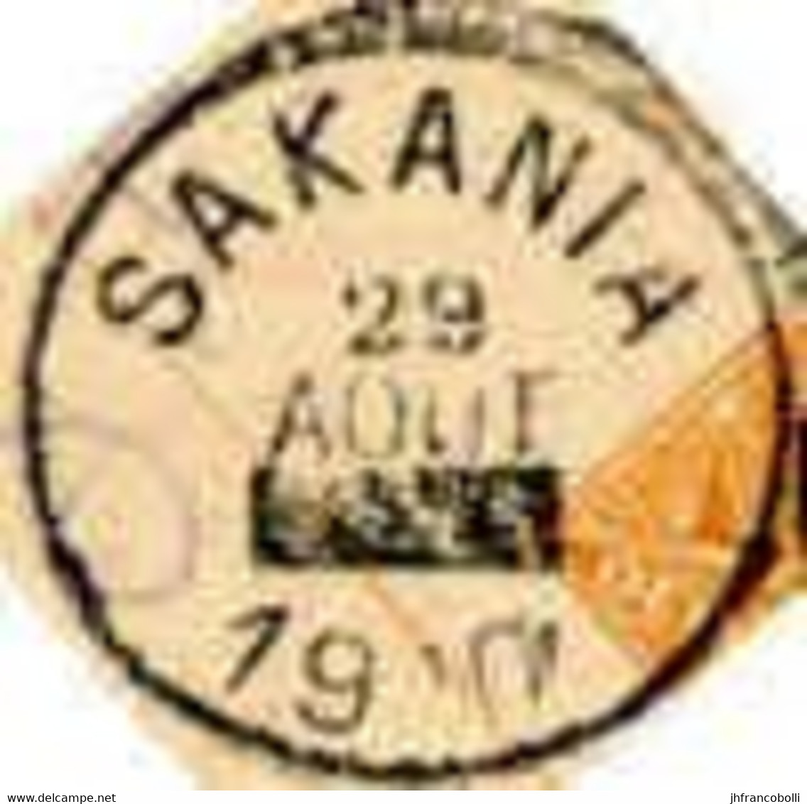 (°) BELGIAN CONGO / CONGO BELGE =  SAKANIA CANCELATION STUDY = 7 STAMPS (VARIA ) 1910/1921 PERIOD [A] - Plaatfouten En Curiosa