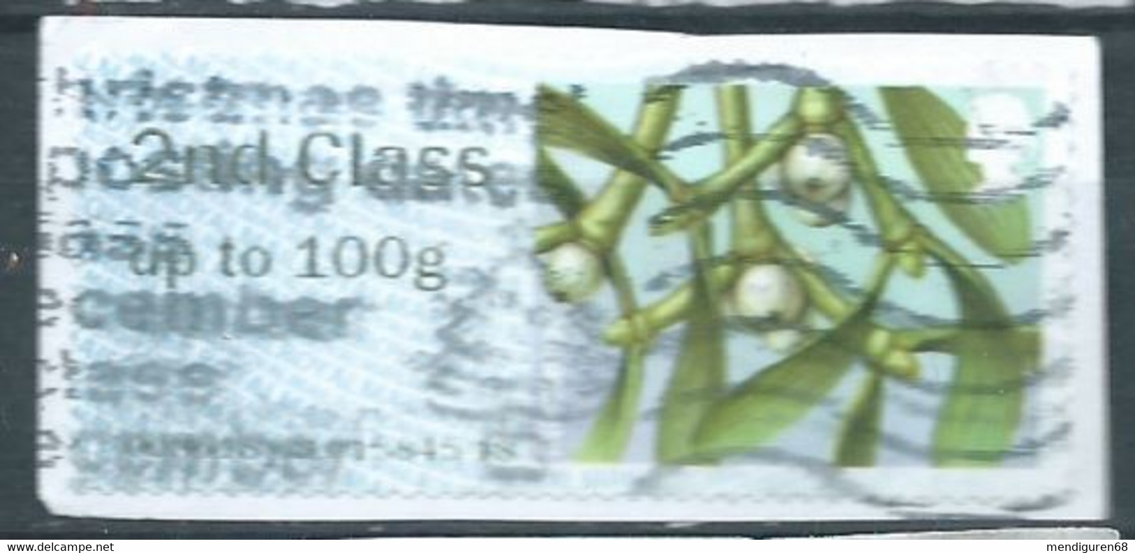 GROSBRITANNIEN GRANDE BRETAGNE GB 2014 POST&GO WINTERFLOWERS: BUTCHER'S BROOM  1ST CLASS Up To 100g PAPER SG FS111 - Post & Go Stamps