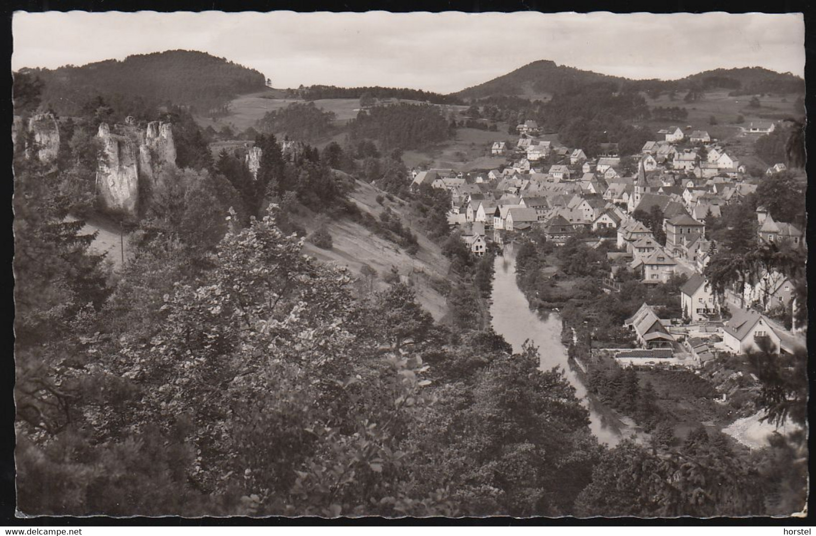 D-91235 Velden An Der Pegnitz (Fränkische Alb) - Alte Ortsansicht - 1963 Nice Stamp - Pegnitz