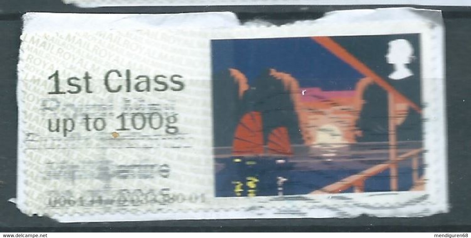 GROSBRITANNIEN GRANDE BRETAGNE GB 2015 POST&GO SEA TRAVEL:HA LONG BAY 1ST CLASS Up To 100g PAPER SG FS134 MI AT96 YT D95 - Post & Go Stamps