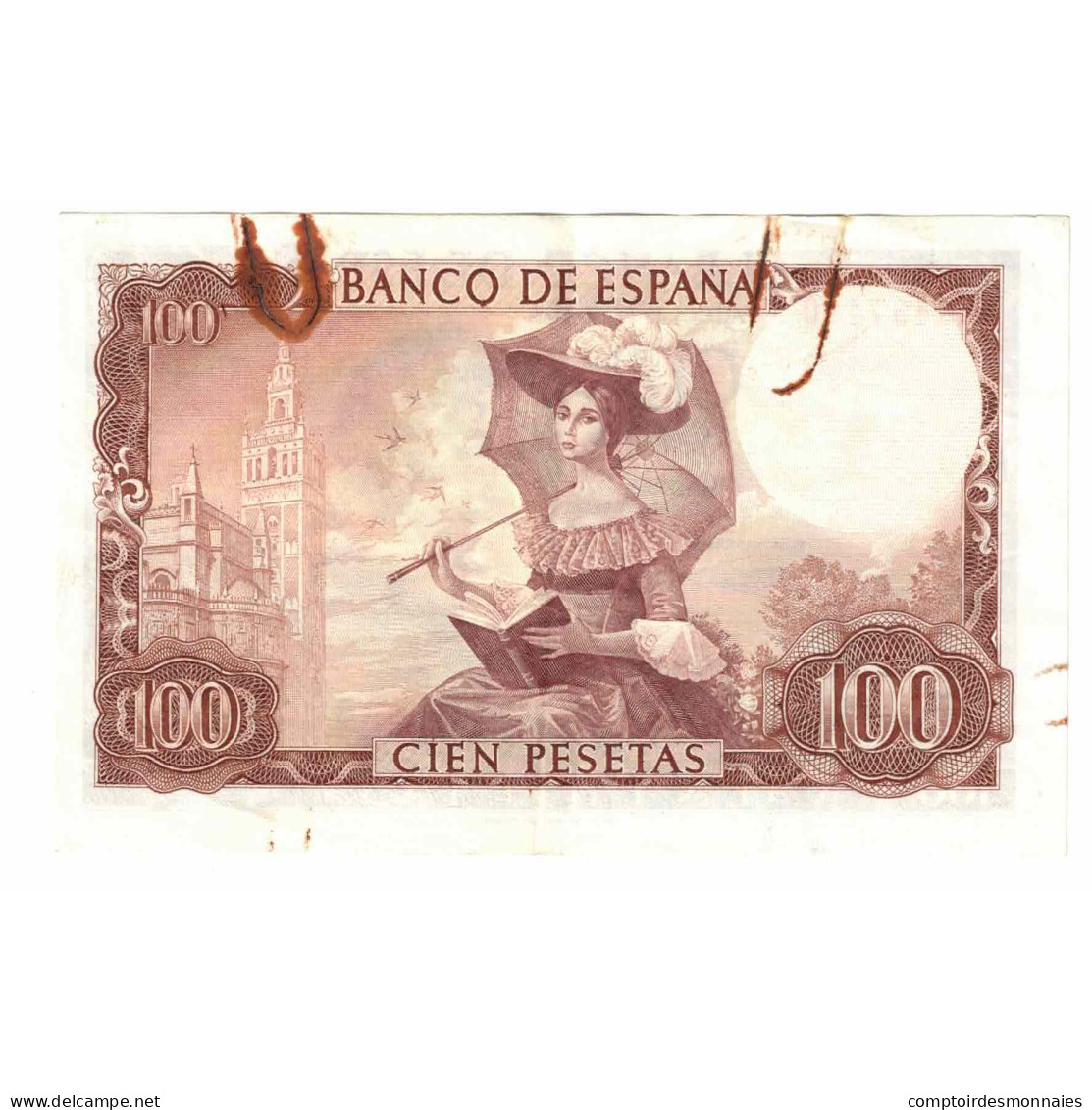 Billet, Espagne, 100 Pesetas, 1965, 1965-11-19, KM:150, TTB - 100 Peseten